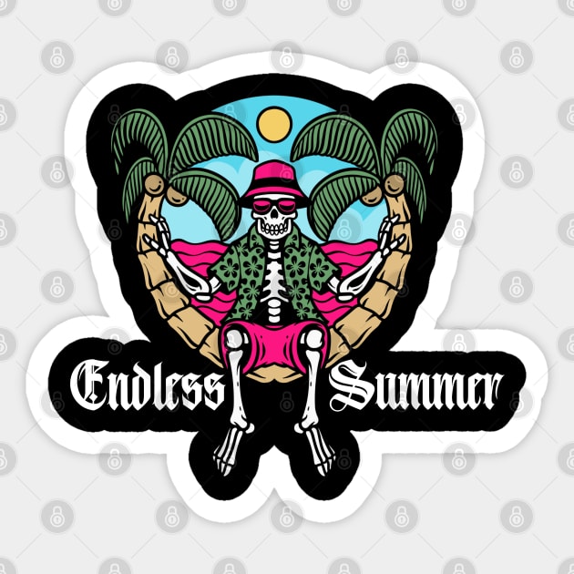 Endless Summer Sticker by The Patron